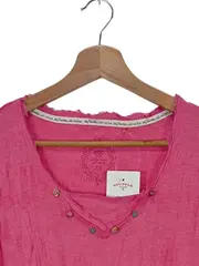 Vorschaubild 4 von edc Damen Langarmshirt Pink Gr. 34/XS Casual V-Ausschnitt