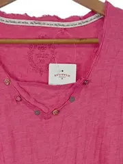 Vorschaubild 2 von edc Damen Langarmshirt Pink Gr. 34/XS Casual V-Ausschnitt