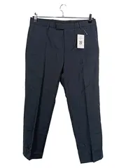 Vorschaubild 1 von Herren Anzughose Grau Wolle Business Gr. 48 W32 L29