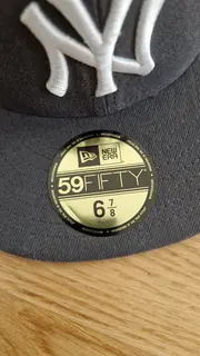 Vorschaubild 3 von 59FIFTY Cap New York Yankees Grau Gr. 6 7/8 MLB Baseball