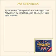 Vorschaubild 2 von Super-Quiz um Millionen Quizspiel 6600 Fragen Allgemeinwissen Brettspiel
