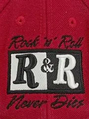 Vorschaubild 3 von Baseball Cap Herren Rot UNI Retro Stickerei
