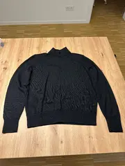 Vorschaubild 3 von Rollkragenpullover Herren Gr. S Schwarz Wolle Basic Pullover