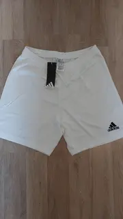 Vorschaubild 2 von Damen Sport Shorts Gr. 38/M Weiß Sportlich Polyester