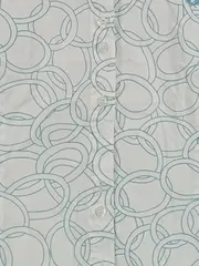 Vorschaubild 3 von Damen Freizeithemd Gr. 40/L Weiß Grafisch Casual