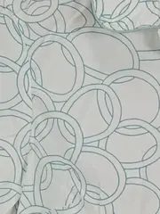 Vorschaubild 2 von Damen Freizeithemd Gr. 40/L Weiß Grafisch Casual