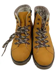 Vorschaubild 2 von Damen Stiefeletten Gr. 41 Gelb Leder Outdoor Boots gefüttert