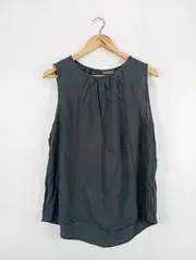 Vorschaubild 2 von Damen Top Grau Gr. 42/XL Viskose Casual
