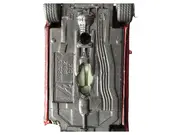 Vorschaubild 2 von Mercedes Benz CLK Cabriolet Spielzeugauto Rot Metall Kunststoff 8cm