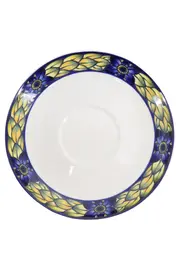 Vorschaubild 1 von Unterteller Blue Pheasant Porzellan Blumenmuster Mehrfarbig Elegant