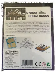 Vorschaubild 2 von 3D Puzzle Sydney Opera House Modell 30 Teile ab 3 Jahre