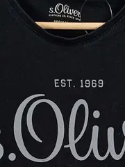 Vorschaubild 7 von Herren T-Shirt Schwarz Gr. S Casual Logo-Print