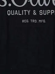 Vorschaubild 5 von Herren T-Shirt Schwarz Gr. S Casual Logo-Print