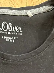 Vorschaubild 8 von Herren T-Shirt Schwarz Gr. S Casual Logo-Print