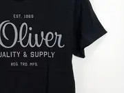 Vorschaubild 6 von Herren T-Shirt Schwarz Gr. S Casual Logo-Print