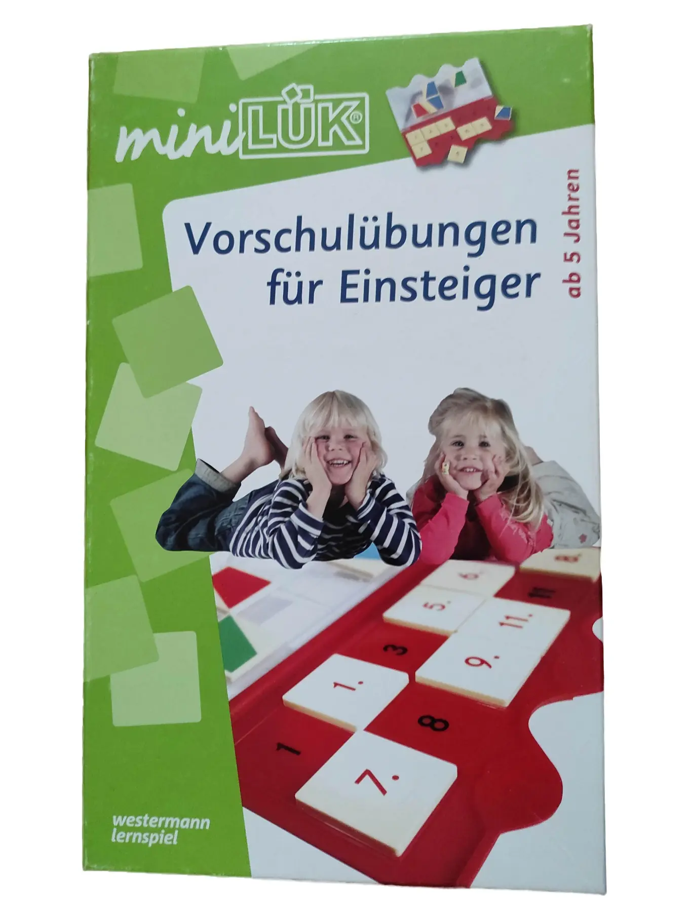 WESTERMANN miniLÜK Vorschulübungen Einsteiger Lernspiel ab 4 Jahre Grün
