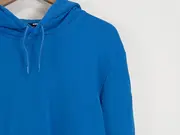 Vorschaubild 3 von Herren Kapuzenpullover Hoodie Blau Sportlich Logo Print Baumwolle UNI