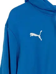 Vorschaubild 4 von Herren Kapuzenpullover Hoodie Blau Sportlich Logo Print Baumwolle UNI