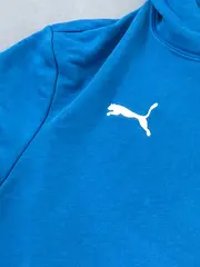 Vorschaubild 6 von Herren Kapuzenpullover Hoodie Blau Sportlich Logo Print Baumwolle UNI