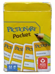 Vorschaubild 1 von Pictionary Pocket Kartenspiel Partyspiel Ratespiel ab 8 Jahre