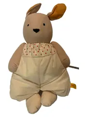 Vorschaubild 1 von Hase Baby Kuscheltier Stofftier Beige Punkte 28cm