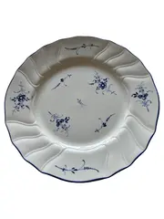 Vorschaubild 1 von Vieux Luxembourg Essteller 20cm Weiß Blumen Porzellan