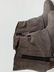 Vorschaubild 3 von Airstep Damen Stiefelette Gr. 39 Grau Leder Absatz Western Style