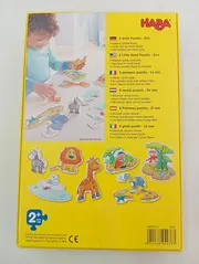 Vorschaubild 2 von Steckpuzzle Giraffen Zoo 6 Teile Holz Kinder Feinmotorik Auge-Hand