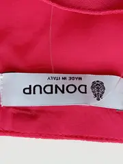 Vorschaubild 3 von Damen Blusenkleid Gr. 42/XL Rot Elegant Klassisch Acetat Viskose