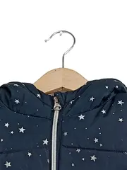 Vorschaubild 2 von Kinder Steppjacke Gr. 98/104 Blau Sterne Casual Winterjacke