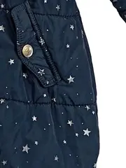 Vorschaubild 3 von Kinder Steppjacke Gr. 98/104 Blau Sterne Casual Winterjacke