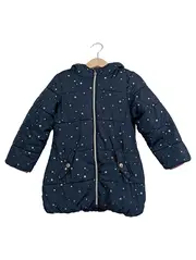 Vorschaubild 1 von Kinder Steppjacke Gr. 98/104 Blau Sterne Casual Winterjacke