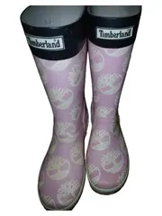 Vorschaubild 1 von Gummistiefel Kinder Mädchen Rosa Logo Print Gr. 34 Herbst Winter