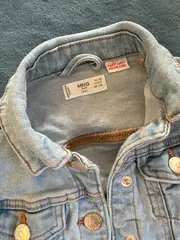 Vorschaubild 2 von Kids Baby Jeansjacke Gr. 86 Blau Denim Jacke Baumwolle