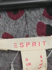 Vorschaubild 5 von Damen Bluse Wickelshirt S/M Leopardenmuster Grau Rot 3/4-Arm