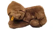 Vorschaubild 2 von Kuscheltier Hund 5505/25 liegend braun 25cm Knopf im Ohr
