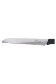 Vorschaubild 2 von Küchenmesser Brotmesser Sägemesser Schwarz Edelstahl Praktisch 28cm