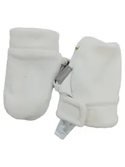 Vorschaubild 2 von Baby Fäustlinge Handschuhe Weiß Fleece Gr. 12-18 Monate 86