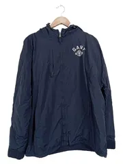 Vorschaubild 1 von Herren Leichte Jacke Blau Gr. 52/XL Casual Logo-Print Kapuze