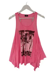 Vorschaubild 1 von PAGE ONE YOUNG Top Kinder 158/164 Rosa Casual Tropical Palmen Print