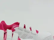 Vorschaubild 5 von Mädchen Sneaker Klettverschluss Gr. 34 Weiß Pink Sportlich