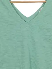 Vorschaubild 2 von Damen Top Gr. 38/M Grün Casual Baumwolle