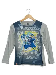 Vorschaubild 1 von Ninjago Jay Langarmshirt Kinder Gr. 140 Grau Blau