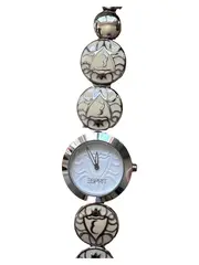 Vorschaubild 2 von Damen Armbanduhr Silber Feminin Elegant Uhr Metall Armband