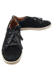 Vorschaubild 2 von Damen Schnürschuhe Gr. 37 Schwarz Casual Urban Wildleder Sneaker