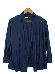 Vorschaubild 1 von Damen Strickjacke Gr. 38 Blau Casual Basic