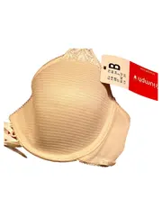 Vorschaubild 4 von Damen BH 75B Beige Spitze Push-Up Bügel NEU mit Etikett