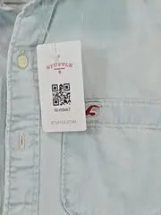 Vorschaubild 3 von Kurzarmhemd Herren Gr. S Hellblau Türkis Casual Freizeithemd