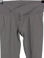 Vorschaubild 2 von Damen Leggings S Grau Sportlich mit V-Bund Fitness Yoga Hose
