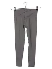 Vorschaubild 1 von Damen Leggings S Grau Sportlich mit V-Bund Fitness Yoga Hose